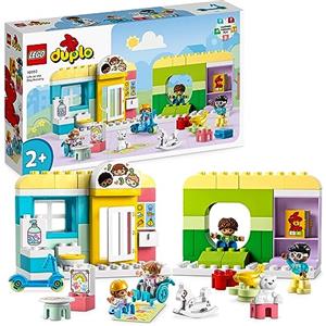 LEGO DUPLO Divertimento all'Asilo Nido, Gioco Educativo per Bambini e Bambine dai 2 Anni in su con Mattoncini, Costruzioni e 4 Figure Incluso l'Insegnante, Idea Regalo Creativa di Compleano 10992