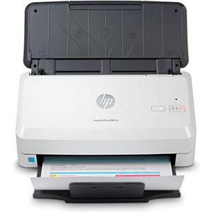 HP ScanJet Pro 2000 s2 6FW06A, Scansione fronte e retro in un solo passaggio, 35 ppm e 70 ipm, Professionale per Documenti e Immagini, Compatto, piccolo e sottile, HP Scan, Bianco