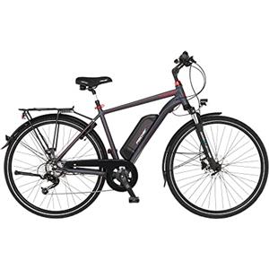 Fischer Viator 1.0, Bici elettriche Trekking | E-Bike, Antracite Scuro Opaco, Rahmenhöhe 50 cm