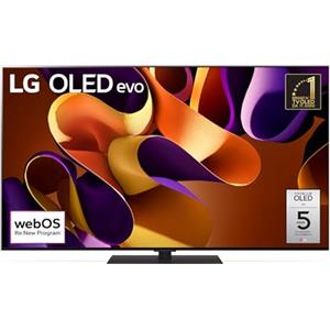 LG OLED evo 55'', Serie G4S 2024, OLED55G46LS, Smart TV 4K, Base da appoggio, Processore α11, Brightness Booster Max, 60W, Dolby Vision, Wi-Fi 6, 4 HDMI 2.1 4K@144Hz, GSYNC, VRR, ThinQ AI, webOS 24