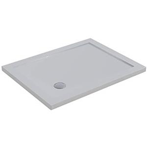 Parama Piatto Doccia 80x100 Acrilico Bianco Lucido Ultraslim Altezza 4cm Piletta Inclusa