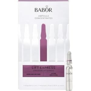 BABOR Lift Express, Trattamento viso Anti-Aging anti in fiale, Effetto antirughe istantaneo, Formula vegana, Ampoule Concentrates, 7 x 2 ml