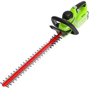 Greenworks G40HT61 Tagliasiepi a Batteria, Lama a Doppia Azione da 61cm, Taglia Rami e Steli Fino a 27mm di Spessore, 2800spm