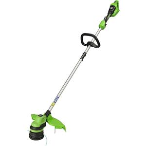 Greenworks Tagliabordi Elettrico 48V(2x24V) Taglio 33cm senza Batteria e Caricatore, 2mm diametro Filo Modalità Hi/Low GD24X2LT