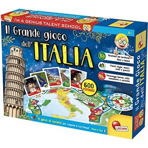 Liscianigiochi 51156 Il Grande Gioco Dell'Italia, Multicolore, ‎6 x 38.8 x 28.5 cm, 700 grammi