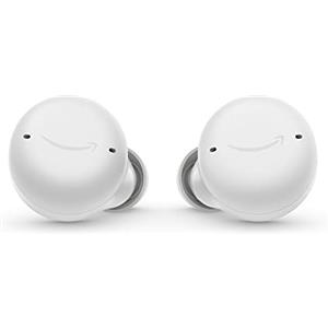 Amazon Echo Buds (Ultimo modello) | Auricolari wireless con Alexa, cuffiette Bluetooth con cancellazione attiva del rumore, microfono integrato, IPX4 Impermeabili | Bianco ghiaccio