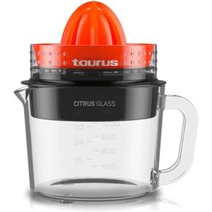 Taurus Citrus Glass Spremiagrumi Elettrico, 30 W, 1 Liter, 0 Decibel, Vetro, Mano