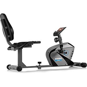 Zipro Cyclette Vision, Fitness Bike Ergometrico, Trainer Magnetico per Bicicletta, Ergometro fino a 120 kg, Bici da Interno, Cyclette per Allenamenti Domestici, Batteria Operata