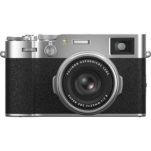 Fujifilm X100VI Fotocamera Digitale Compatta 40Mp, Sensore X-Trans CMOS 5 HR, IBIS, Obbiettivo 23mmf2, Filmati 6.2K 30P, Mirino Ibrido, Schermo LCD 3 Touch Orientabile, Argento