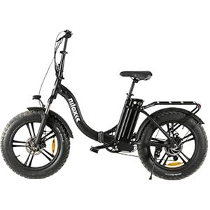 Nilox X9 Fat Bike Elettrica, Bici Elettrica Pieghevole con Batteria Removibile, Cambio Shimano 6 Velocità e Motore Brushless, Bici Elettrica Uomo e Donna con Telaio Alluminio e Design Moderno