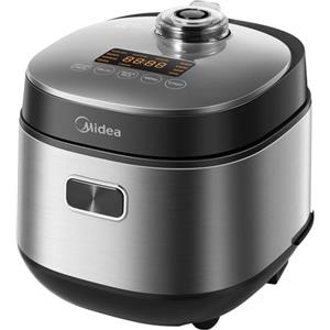 Midea Cuocere riso con 9 funzioni, 2 l, 4 tazze, per 1 - 3 persone, tecnologia di riscaldamento avanzata, 30 minuti Quick Rice, rivestimento antiaderente, mantiene caldo 24 ore e timer, inserto a