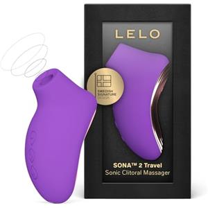 LELO SONA 2 Travel Vibratore Femminile Succhia Clitoride per Donna con 12 Modalità di Piacere e Tecnologia Sonic Wave, Purple