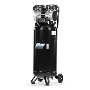 FIAC Compressore d'Aria Verticale Silenzioso SUPERSILENT 50V, Oil Free, Pressione Massima 8 Bar, 1 Hp, Serbatoio 50 Litri, Rumorosità 58 dB LpA