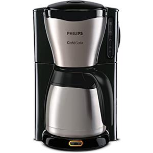 Philips Macchina da Caffè Americano - Caraffa Termica da 1.2 L, 15 Tazze, in Acciaio Inox, Argento/Nero (HD7546/20)