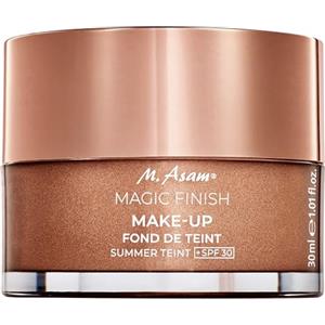 M. Asam Magic Finish Summer Teint Con SPF 30 (30ml), primer, fondotinta, cipria e correttore 4 in 1, nasconde, equilibra, abbellisce e perfeziona l'incarnato - Per pelli abbronzate, vegan