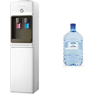 GOVITA DISTRIBUTORE D Acqua A COLONNINA REFRIGERANTE A BOCCIONI EROGATORE Dispenser Acqua Ufficio Acqua Colonna da Terra Bevande Caldo Freddo BEVERINO Acqua Water Dispenser + BOCCIONE 12 LITRI