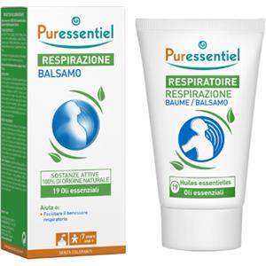 Puressentiel Unguento Respirazione - Balsamo con 19 Oli Essenziali per il Benessere delle Vie Respiratorie - 50 ml