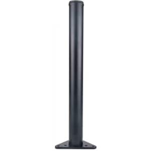 GORVIC 1X Gambe Regolabili per Tavolo,Gamba per Mobili da Scrivania,Piedi de support en métal, Piedini Tondo per Scrivania,per Banco da Lavoro,Altezza Personalizzata,con Viti (75cm,Black)