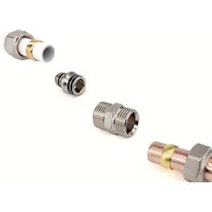 Sandy Beach Adattatore di Riduzione a Compressione da 15mm a 16mm Sandy Beach - Connettore per per Sistemi radiatore portasciugamani, valvole termostatiche per radiatore, raccordi per tubi di rame (2)
