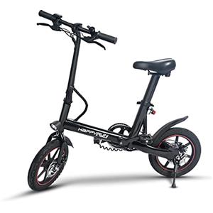 SHIZHUNIAO Bicicletta Elettrica Pieghevole, 14 Bike Elettrica Adulto con 36V 10.4AH/6AH Batteria al Litio, Bici Elettrica Uomo Donna, Max Velocità 25km/h,Fino a 30-45km,Pedalata Assistita