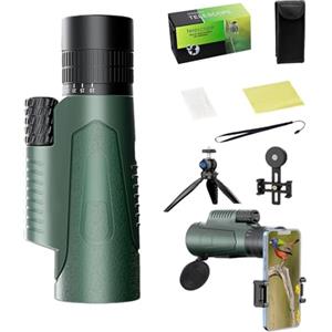 Generic Telescopio ad alta risoluzione: rifrattore astronomico portatile ad alte prestazioni, telescopio ad alte prestazioni per adulti | Telescopio monoculare mobile per trasmissione in diretta impermeabile