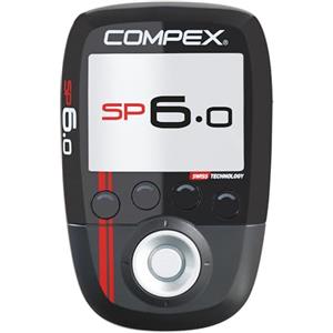 Compex SP 6.0 Elettrostimolatore, Nero con Banda Rossa