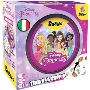 Asmodee - DOBBLE: DISNEY PRINCESS - Carte da Gioco per Famiglie e Amici