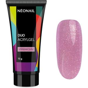 NEONAIL Duo Acrylgel Shimmer Tulip 15 g - Gel Unghie Rosa con Glitter per Manicure Resistente e Facile da Applicare