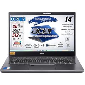 Acer Notebook Intel Core i7-1255U, 10 Core, ram 20Gb, SSD Pcie Nvme 512Gb, display 14