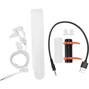 yasoe Lettore MP3 USB da 4 GB Impermeabile Nuoto Immersioni Surf Auricolare Nero Radio FM