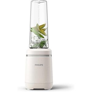Philips Eco Conscious Edition Frullatore serie 5000, Tecnologia ProBlend, App HomeID, Lama estraibile, Bicchiere Tritan™ Renew da 600 ml, Plastica bio, Opaca Bianca (HR2500/00)