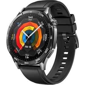 HUAWEI WATCH GT 5 46mm Smartwatch, Design Elegante, Nuova Modalità Corsa e Ciclismo, Monitoraggio della Salute, 14 Giorni di Durata della Batteria, iOS e Android, Nero