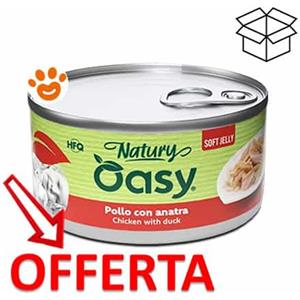 Oasy Cibo Umido per Gatti con Pollo e Anatra - 70 g