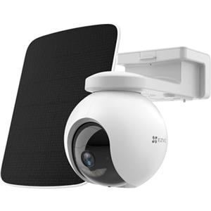 EZVIZ EB8 Kit 4G LTE Telecamera Esterno con Batteria 10400mAh, 2K Telecamera di Sorveglianza a 360°, Rilevamento di Persone, Visione Notturna a Colori, Audio Bidirezionale, GPS Integrato