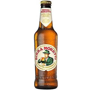 Birra Moretti Birra Lager Moretti Ricetta Originale - confezione da 24 bottiglie da 0,33 l.