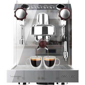 Cecotec Macchina per caffè espresso professionale Barista Baristeo Classic. Pre-Infuso Per Migliore Estrazione, Serbatoio Rimovibile 2,5 L, Pompa Italiana 15 Bar, Controllo PID, Caldaia Inox 1 L