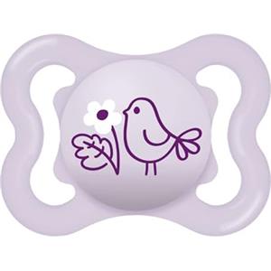 MAM Ciuccio in Silicone, con Custodia Porta Succhietto, 2-6 Mesi, Lilla
