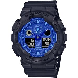 Casio G-SHOCK Orologio Uomo Casio G-SHOCK in Resina CLASSIC Multifunzione GA-100BP-1AER Nero Edizione Speciale