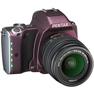 Pentax K-S1 Fotocamera Digitale, DAL 18-55 mm, Sensibilità ISO 51200, LCD da 3, Porpora (Dawn Purple)