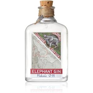 Elephant Gin, London Dry Gin, 500ml, Ideale per Gin Tonic Premium, Note Floreali, Fruttate, Speziate, con Botaniche dall'Africa, Gin Artigianale Distillato in Alambicchi di Rame, Idea Regalo, 45% Vol.