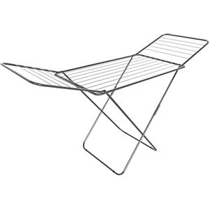 Arreditaly Stendibiancheria Stendino Pieghevole Da Pavimento Con Ali E Piedi Piedini Antiscivolo Spazio Stenditura 18 M In Acciaio Per Interno Casa Esterno Balcone Terrazzo 180 x 55 x 108 Cm (Grigio)