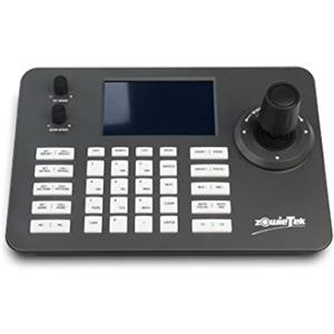 zowietek Tastiera IP PTZ Zowietek di nuova generazione | Controllore di rete | Joystick 4D con POE | Schermo LCD da 5 pollici | Decodifica H.264 e H.265 | Compatibile con telecamera IP di sicurezza dome