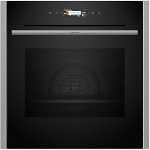 NEFF B24CR71N0 - Forno da incasso N70, 60 x 60 cm, CircoTherm, display TFT Full Touch, pirolisi, Easy Clean, Soft Open & Close, in acciaio inox