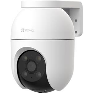 EZVIZ Telecamera Wi-Fi Esterno 1080p, Telecamera Motorizzata per Esterni con Copertura a 360°, Visione Notturna a Colori, Rilevamento di Persone, Tracciamento Automatico, Alexa/Google, C8c 2MP