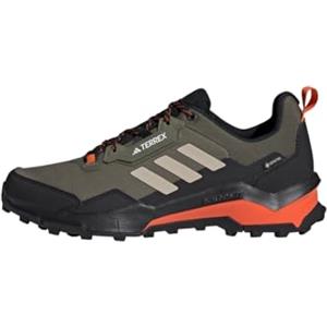 adidas Uomo Terrex AX4 Gore-Tex Hiking Shoes, Olive Strata/Wonder Beige/Core Black, 38 2/3 EU