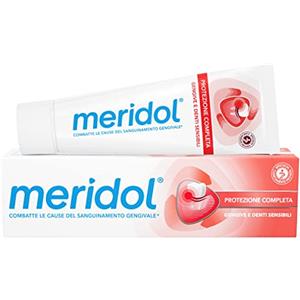 MERIDOL- Dentifricio Protezione Completa 75ml (Consegna in 48 Ore), Dentifricio per la Protezione delle Gengive, Dentifricio per Gengive Irritate, Denti Sensibili Dolore alle Gengive Gengive Sensibili