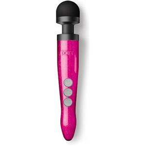 Doxy Vibrator Die Cast 3R Vibratore a Bacchetta per Donne; Vibratore da Viaggio e Massaggiatore per Donne - Rosa Caldo