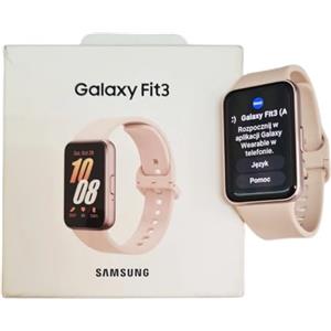 Samsung Galaxy Fit3 (oro rosa), display AMOLED 40 mm aluminio, monitoraggio fitness e salute, batteria 13 giorni ricarica rapida, 5 ATM