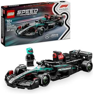 LEGO Speed Champions Auto da Corsa Mercedes-AMG PETRONAS F1 W 15 Macchina Giocattolo da Collezione con Minifigure del Pilota, Modello per Bambini da 10 Anni o per Adulti Fan della Formula 1 77244