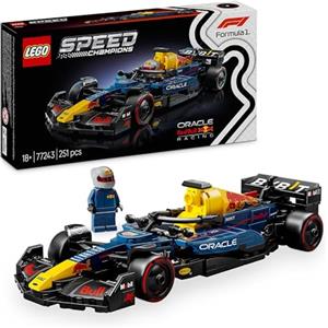 LEGO Speed Champions Auto da Corsa F1 Oracle Red Bull Racing RB20 Modello di Macchina da Collezione con Minifigure del Pilota di Formula 1, Regalo per Uomo, Donna e Adulti Fan dell'Automobilismo 77243